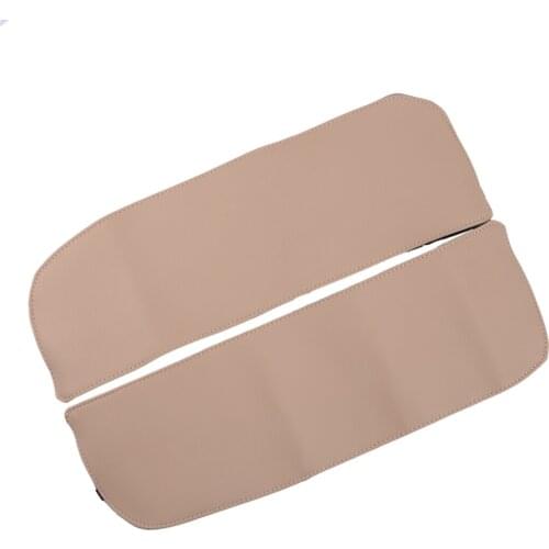 DWCX 2Pcs/Set Beige Car Center Console Armrest Cover Fit For BMW X5 E70 X6 E71 2008 2009 2010 2011 2012 2013