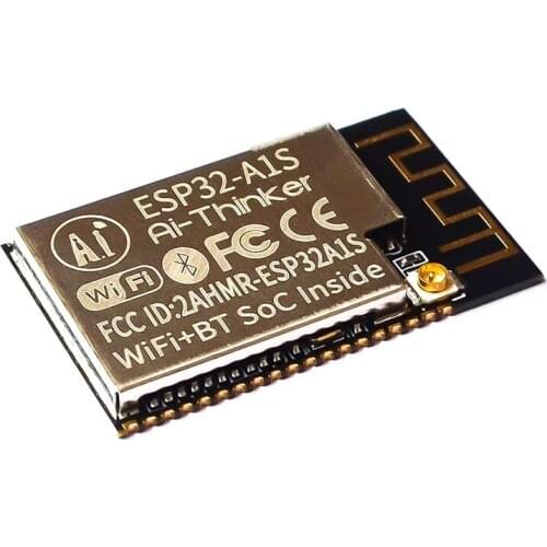 ESP32-A1S Module WiFi+Bluetooth Module Up to 600DMIPS ESP32 Serial to WiFi Audio Module ESP32-A1S Module 32Mbit SPI Flash