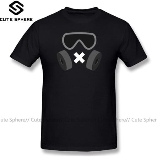 Rainbow Six T Shirt Mute T-Shirt 100 Percent Cotton 6xl Tee Shirt Graphic Short-Sleeve Fun Basic Man Tshirt