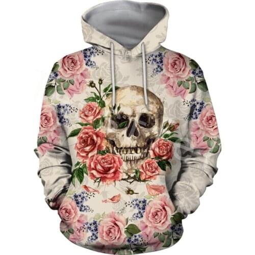 Tessffel Crazy Skull Tattoo Camo 3D Printed Hoodies Sweatshirts Zip Hooded For Men And Women Casual Streetwear Style-S20
