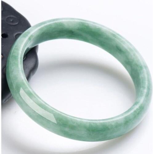 Chinese Green Jade Bracelet Charm Jewellery Fashion Accessories Hand-Carved Man Woman Luck Amulet Gifts