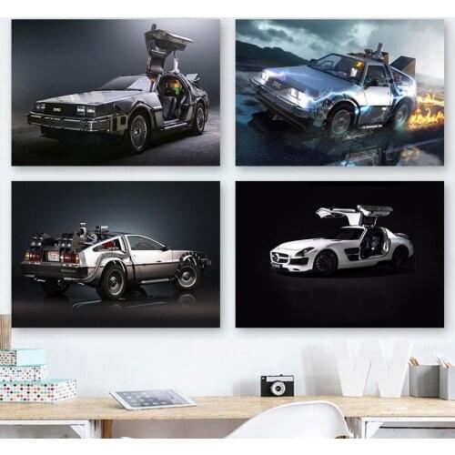Classic Cool Car Characteristic Pecular Canvas Painting Wall Poster For Living Room Decoration For Racing Enthusiast