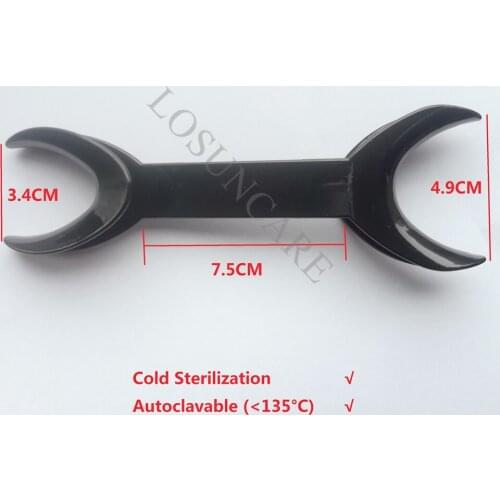 LOSUNCARE 2pcs Dental Double-headed T-Shape Intraoral Cheek Lip Retractor Opener