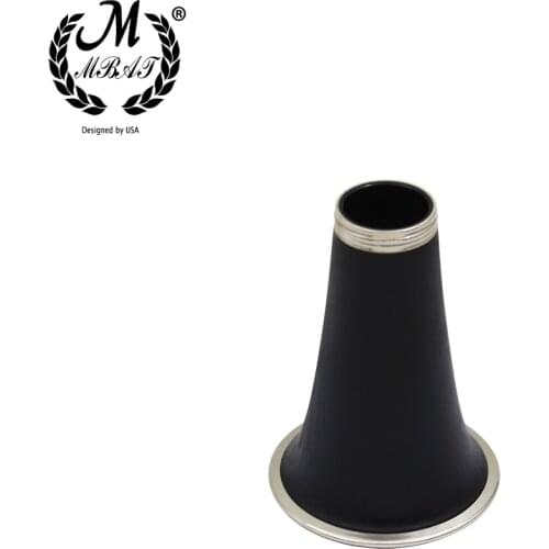 M MBAT Clarinet Bell Mouth Black ABS Bakelite Horn Mouth Professional Clarinet Barrel Accessories Wind Musical Instrument Parts
