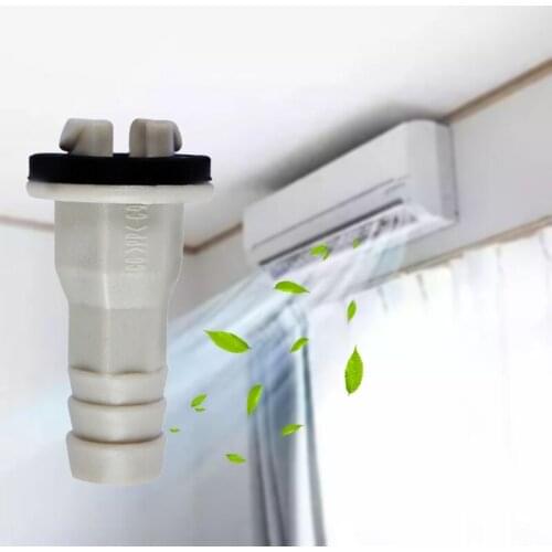 M2EE For MEDIA AC System Drain Hose Adapter Drainage Connector 17mm w/ Rubber Ring Easy to Install Higher Tightness