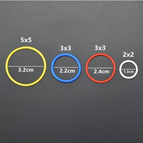 MOC Technical Parts Rubber Belt Rubber Band 2x2 3x3 4x4 5x5 Compatible with 85543 85544 85545 85546 DIY Building Blocks Bricks