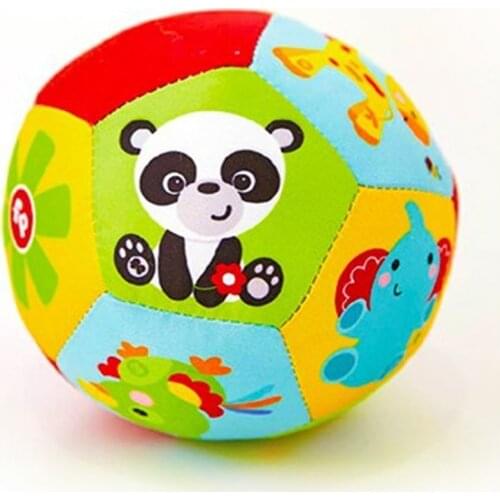 Baby Toys Animal Ball Soft Stuffed Toy Balls Baby Rattles Infant Babies Body Building Ball for 0-12 Months