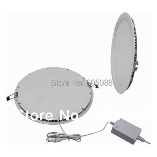 2018 New High Quality 10" round led panel light 18w Epistar SMD 3528 mini led flat panel lamps CRI>80 white color 1360lm CE&ROHS