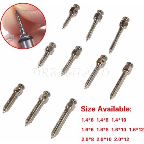Dental Orthodontic Screws Micro Implants Mini Screw Self-Drilling 10 Sizes