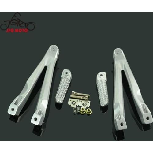 Motorcycle Rear Footpegs Bracket Mount Footpegs Foot Pegs Pedal For YAMAHA YZF R1 2004-2008