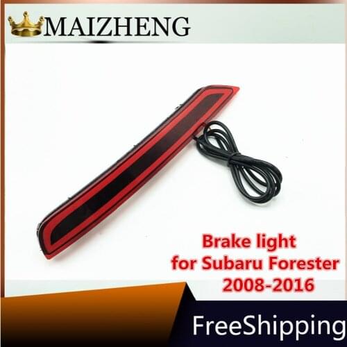 Rear Bumper Reflector Tail Light For Subaru Forester 2008-2018 Driving Brake light Signal Fog Lamp