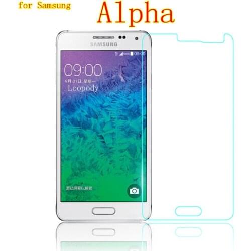 9H Tempered Glass For Samsung galaxy Alpha Screen Protector Film for samsung alpha glas sklo for galaxy alpha G850F G8508 case