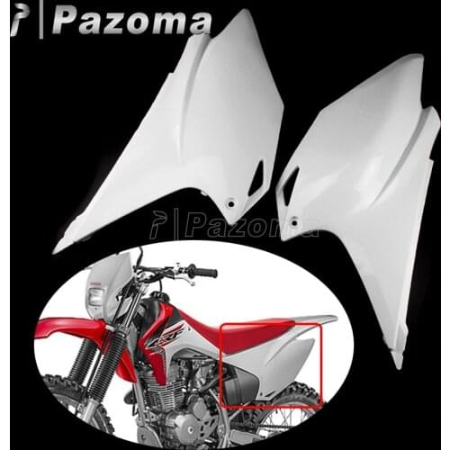 Dirt Bike MX Motocross Side Plastic Fairing Cowl Enduro Motorcycle Side Frame Guard Cover For Honda CRF230F CRF150F 2015-2019