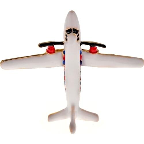 CINDY XIANG New Fashion Airplane Design Brooches For Women Coat Accessories Cute Enamel Plane Brooch Pin High Quality Jewelry