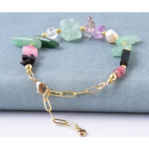 Boho Chic Tourmaline Pearl Green Transparent Quartz Beaded Bracelet Ladies Gorgeous Bracelet Outstanding Natural Stone Jewelry