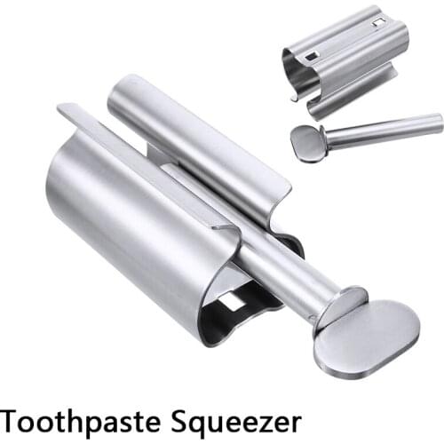 1Pcs Rolling Toothpaste Squeezer Tube Toothpaste Toothbrush Dispenser Holder Rack Manual Home Bathroom Supplies