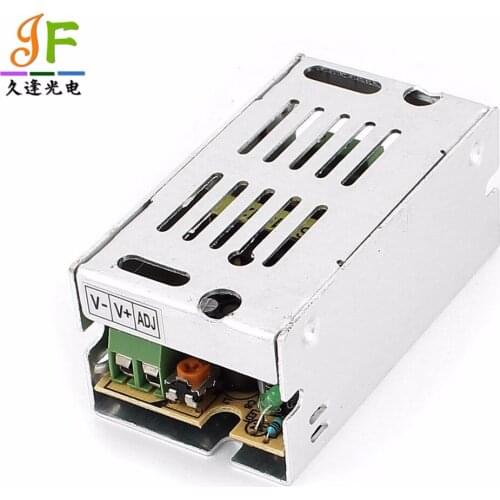 20pcs fast shipping 12V 1A 12W Aluminum Case 100V-240V AC to DC Lighting Transformer Power Supply Adapter for LED Strip light