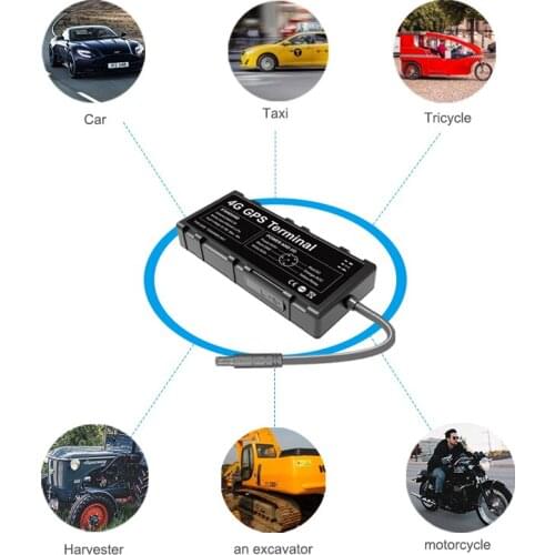 4G With Oil Cut-Off Fuel Monitoring ACC SOS by APP PC LTE GPS Locator WIFI Hotspot RS485 Port Driving Behavior VL01LA Waterproof