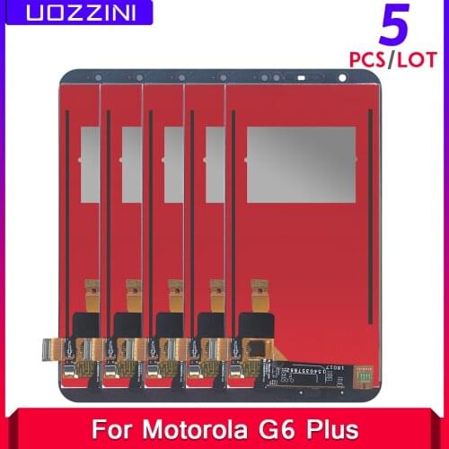 5 Pcs Super Quality For Motorola Moto G6 PLus Xt1926-5 XT1926-8 XT1926 LCD Display Touch Screen Digitizer Assemble for G6 plus