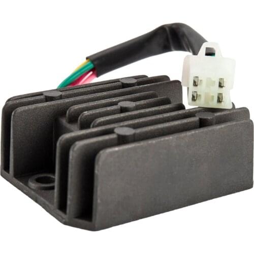 ATV 4 Wire Male Plug Voltage Regulator Dirt Pit Bike Moped Scooter New