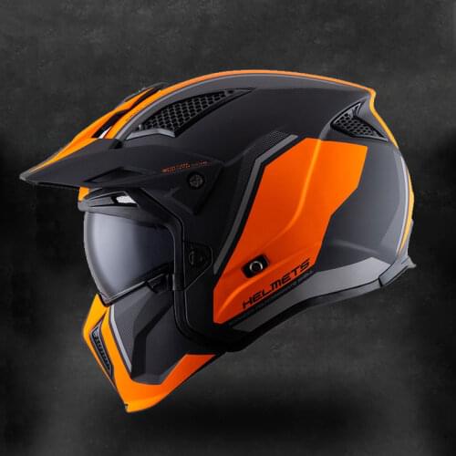 Authentic Motorcross off-road motorcycle helmet Profession men personality full face locomotive pull four highway safety helmet