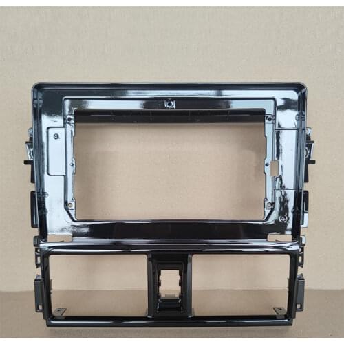 Car Fascias Navigation Fascia Dash Frame Kit For 10" ~ 10.2" Android Multimedia Player For Vios 2014 2015 2016