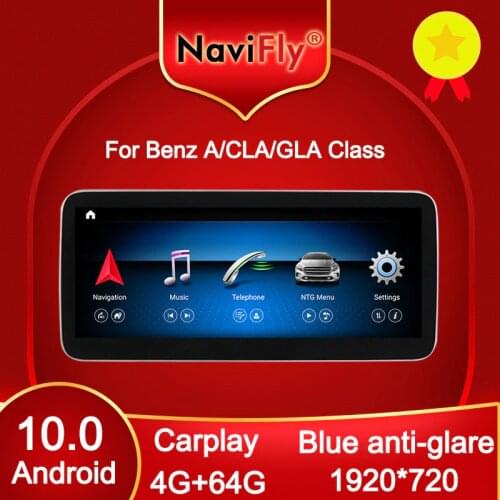 NaviFly Qualcomm Snapdragon625 Carplay Android 10 Car DVD for Benz A Class W176/CLA X156 A200 A260 CLA180 CLA200 CLA250 GLA200