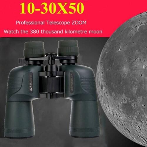 New Military HD 10-30x50 BINOCULAR Professional Waterproof 10-30 times Hunting Zoom Telescope Quality Vision Eyepiece Binoculars