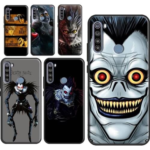 Ryuk Death Note Phone Case for Xiaomi Redmi Note 10 Pro 9 8 Redmi 9 9T 9C 9A 8A 7A K40 Note 9S 8T Cover