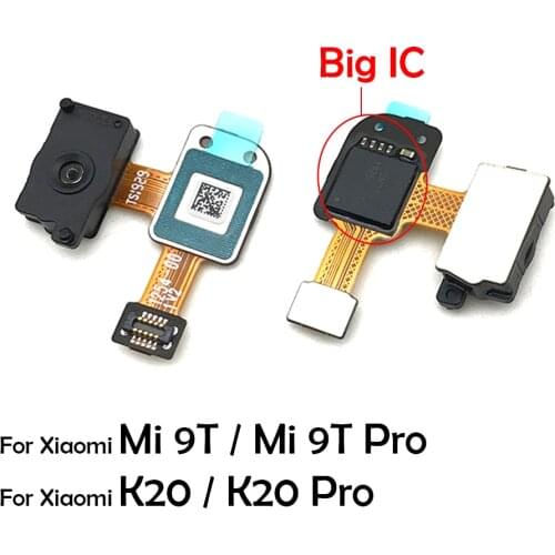 Home Button Fingerprint Flex Cable For Xiaomi Mi 9T Pro Menu Return Key Recognition Sensor Flex Cable For Redmi K20 Pro Repair