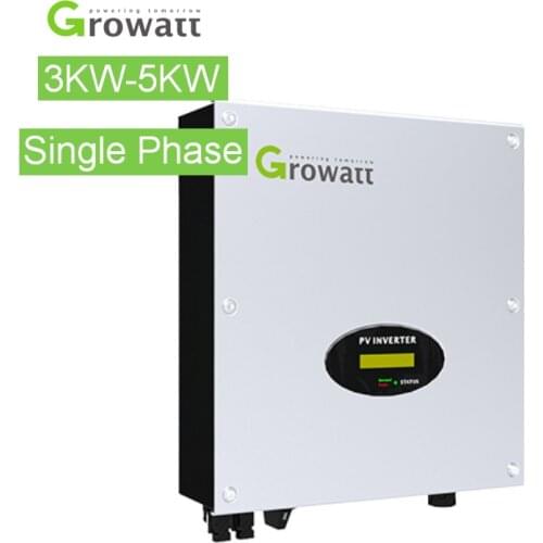 Hot Sell Growatt Inverter 5KW 1 Phase Solar Inverter Price On Grid Solar Power Inverter