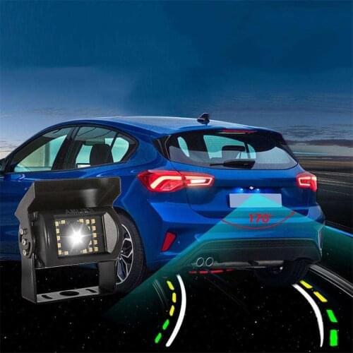 24 LEDs Night Vision IP 66 Waterproof Car Rearview Monitor 170° Wide Angle Bus Reversing Camera