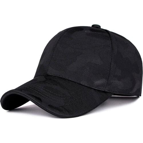 Camouflage Summer Cap Women Ponytail Baseball Cap Fashion Hats Men Baseball Caps Cotton Outdoor Simple Vintage Visor Casual Caps