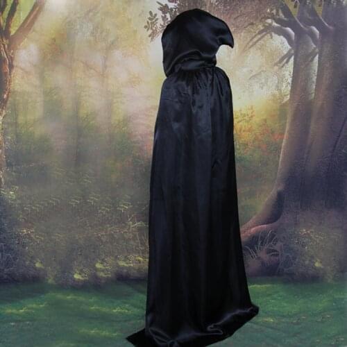 Halloween Costumes Adult Children Black Devil cloak Witch Cloak A god of death Vampires Ghost Cosplay Costume