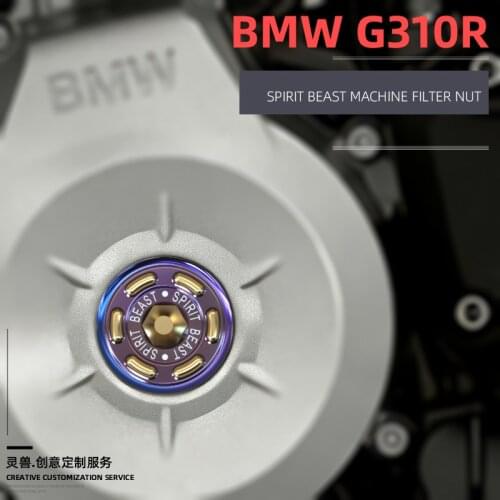 Spirit Beast Motorcycle Engine screw cover Hole decoration Right Engine Cover Crankcase Screw cap Accessories For BMW G310R