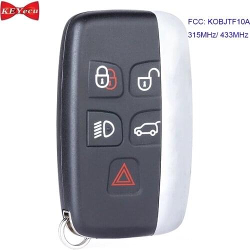 Lonsdor Specific Smart Remote Key for Land Rover for Jaguar 2015 2016 2017 2018 5 Buttons 315MHz / 433MHz
