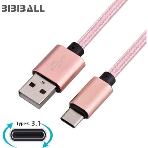 Metal USB type C charger adapter Cable for xiaomi mi 9 8 se A2 A1 6X 0.2M Short Transmit Data cable for Xiaomi redmi note 7 pro