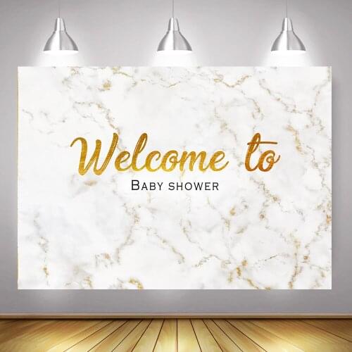 Marble Style Baby Shower Photography Background Wedding Live Photo Backdrop Net Class Photographic Custom Backdrops Photo Studio