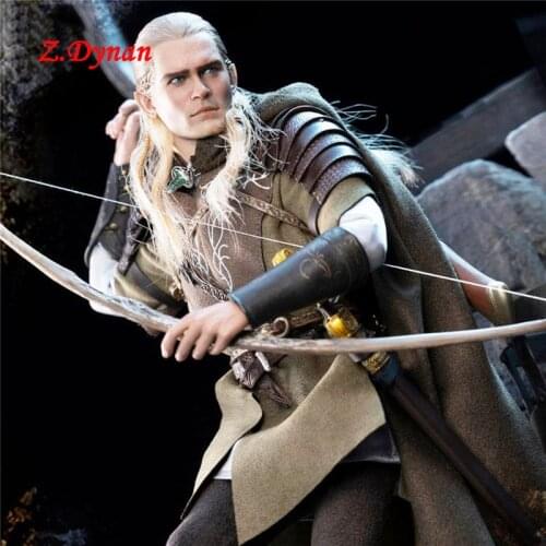 Asmus Toys LOTR029 1/6 Male Soldier Action Figure Elf Prince LEGOLAS Collectable Full set Toy Bow and arrow model accessories