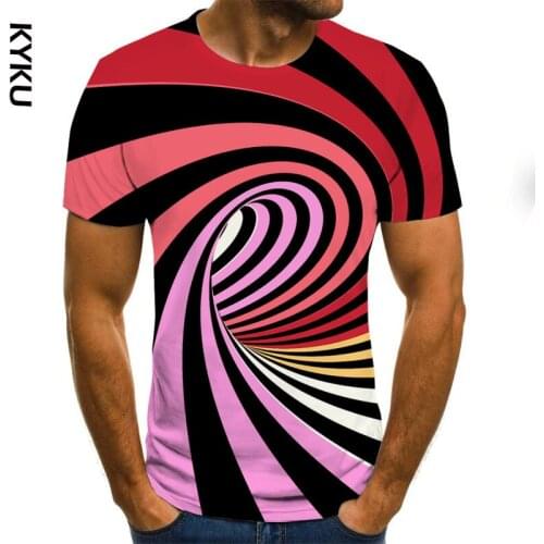 KYKU summer new arrival Anime 3d print t shirt clolrful streetwear men Women fashion t-shirt Harajuku shirts tshirt