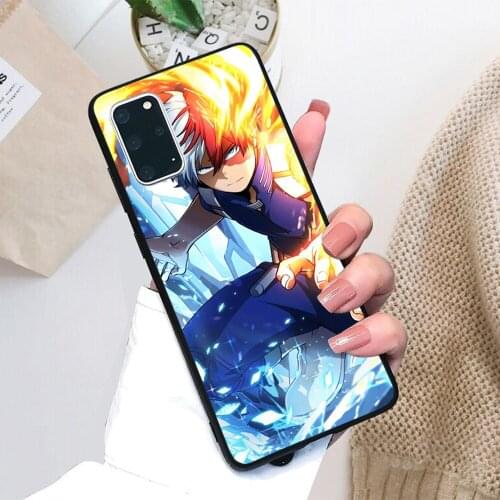 For Samsung Galaxy Shoto Todoroki Soft TPU Black Border Samsung Galaxy Case