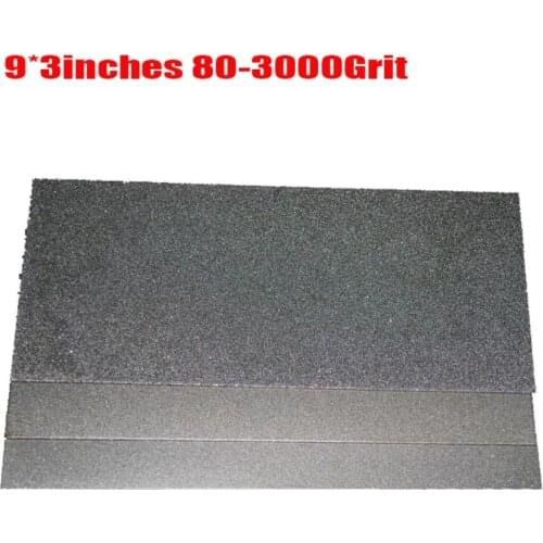 9x3.14inch " Knife diamond whetstone plate 3000 Grit 80 Grit jade polishing tools