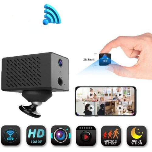 PIR Detection 1080P Mini Camera IP Camera 2600mAh Battery Camera Wifi mini Camera IR Night Surveillance Security CCTV Camera