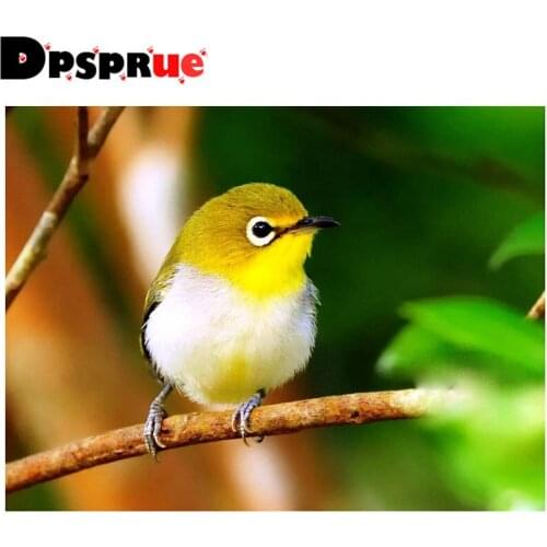 Dpsprue Full Square/Round 5D Diy Diamond Painting Cross Stitch "Animal Bird" Diamond 3D Embroidery Mosaic Home Decor Gift D026