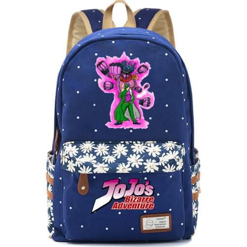 Anime JoJos Bizarre Adventure Backpack Teenger Schoolbag Packsack High Quality Casual Mochila Unisex Student Travel Laptop Bag