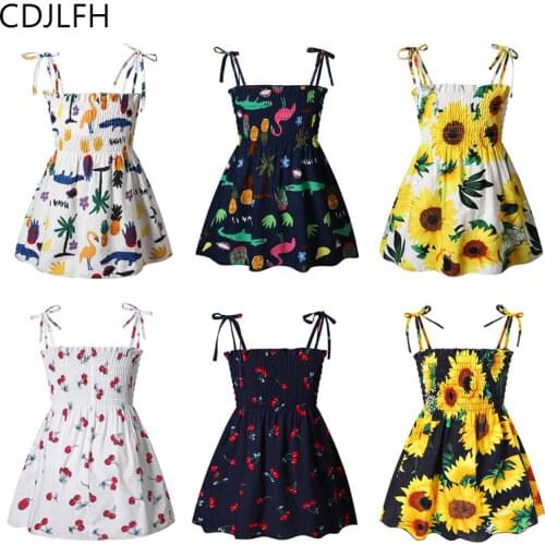 2021 Cotton Summer 15 Style Girls Dress Kids Sleeveless Princess Pageant Gown Wedding Birthday Party Vestidos Clothes Sundress