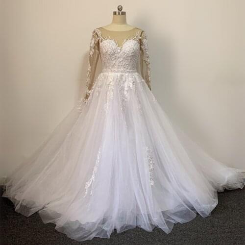 Detachable Wedding Dress Custom Made Bridal Gown