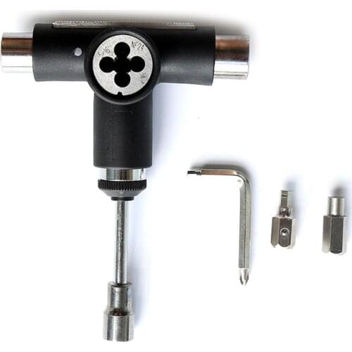 Slide Plate T-wrench Y-type Bridge Rod Thread Repair Tool Semi-automatic Multi-functional Wrench Hexagon Wrench Skateboard Tools