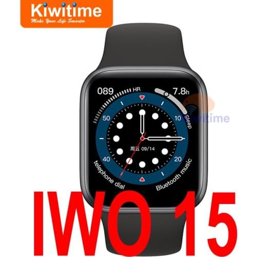KIWITIME IWO 15 Pro Smart Watch Series 6 44mm 40mm Heart Rate Monitor Smartwatch for Men Women W26 W56 W66 Android 8 13 14 Phone