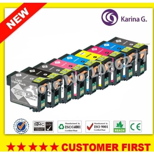 Compatible ink cartridge for Epson T1571 T1572 T1573 T1574 T1575 T1576 T1577 T1578 T1579 for EPSON STYLUS PHOTO R3000 etc